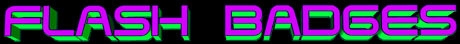 LED badges from Flash Badges